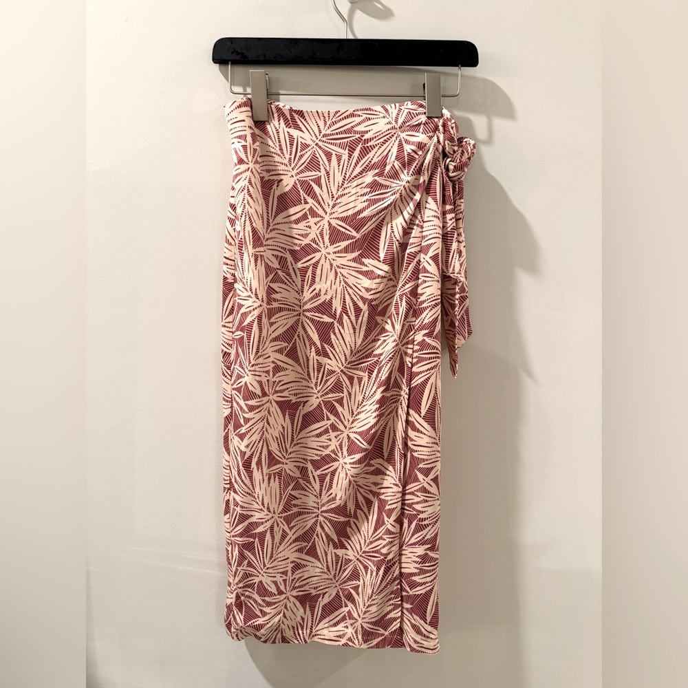 NWT Anthropologie Printed Wrap Skirt